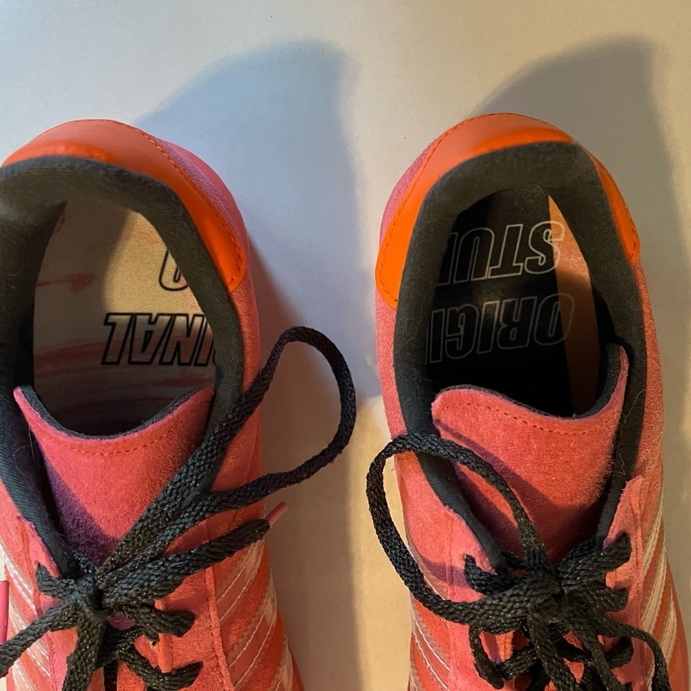 Adidas Originals Campus 80’s New York Coral Suede Sneakers Mens 9/Womens 10.5 - Picture 5 of 12